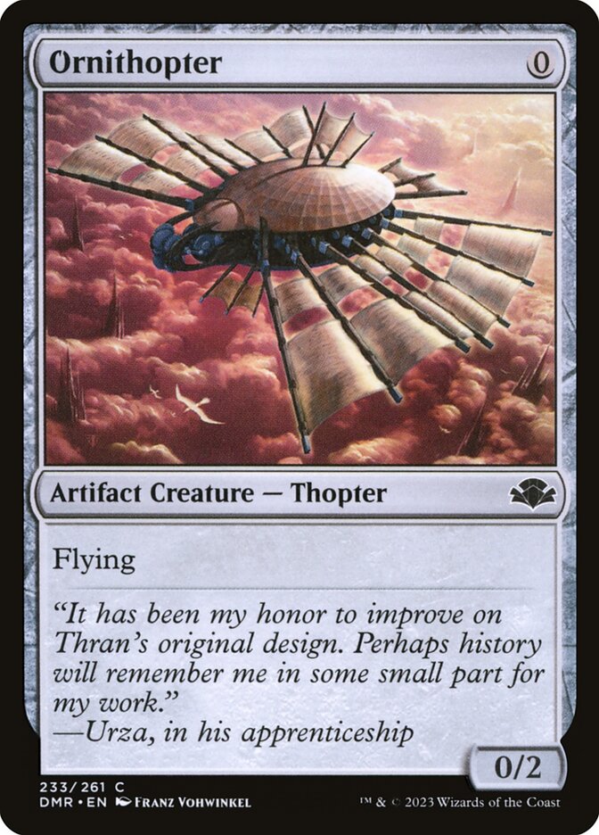 Ornithopter, Dominaria remastered Card Art