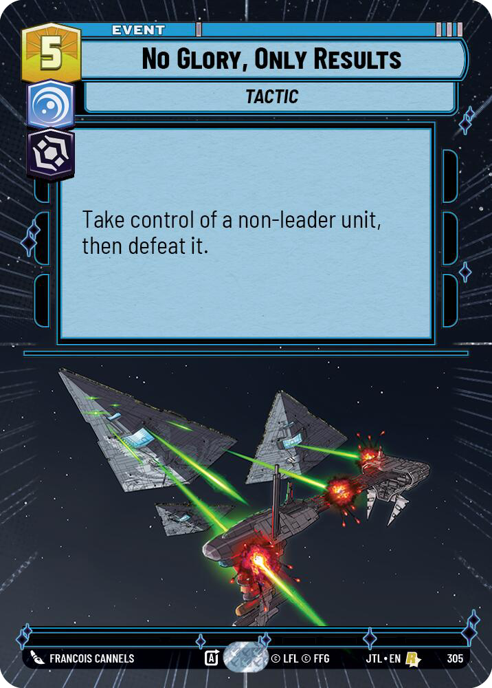 No Glory, Only Results, Jump to Lightspeed Card Art