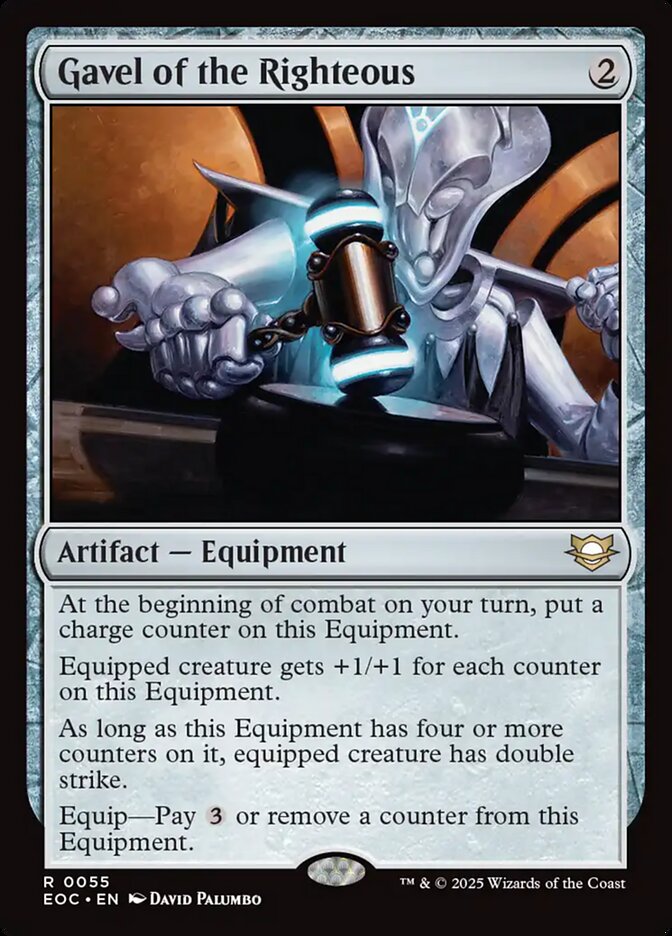Gavel of the Righteous, Edge Of Eternities Commander Card Art