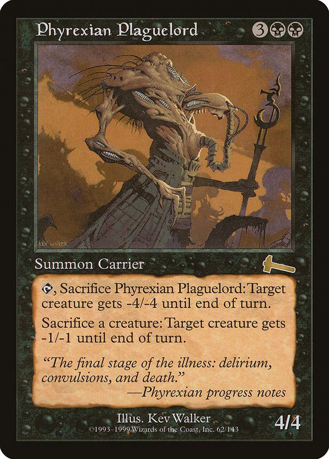 Phyrexian Plaguelord, Urza's legacy Card Art