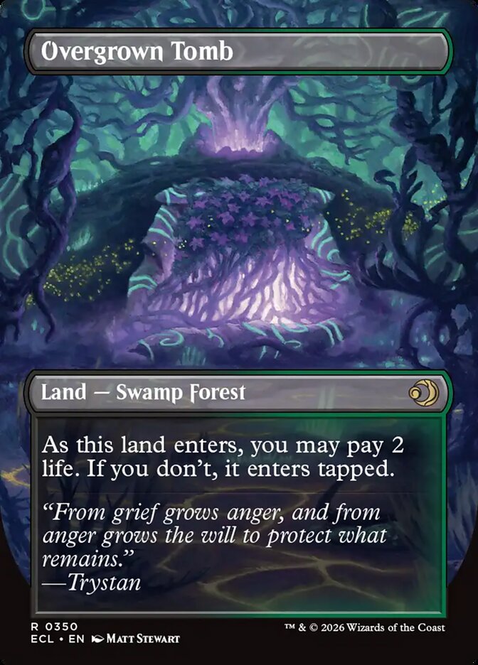 Overgrown Tomb // Overgrown Tomb, Lorwyn Eclipsed Card Art
