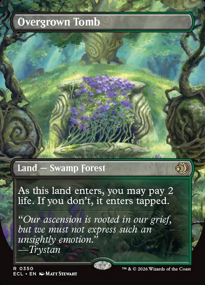 Overgrown Tomb // Overgrown Tomb, Lorwyn Eclipsed Card Art