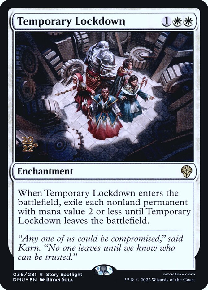 Temporary Lockdown, Dominaria United Promos Card Art