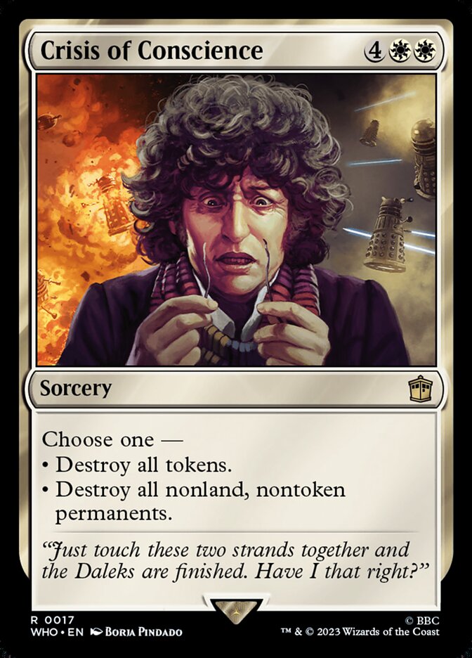 Crisis of Conscience, Doctor Who Card Art