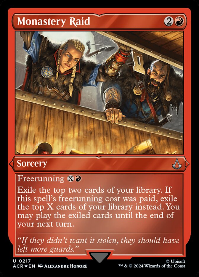 Monastery Raid, Assassin'S Creed Card Art