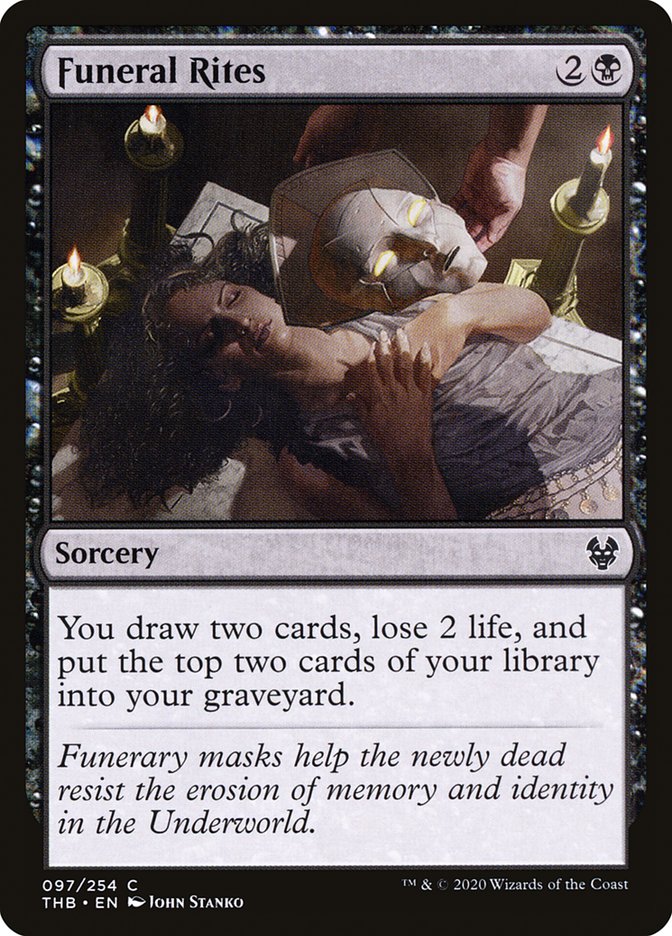 Funeral Rites, Theros beyond death Card Art