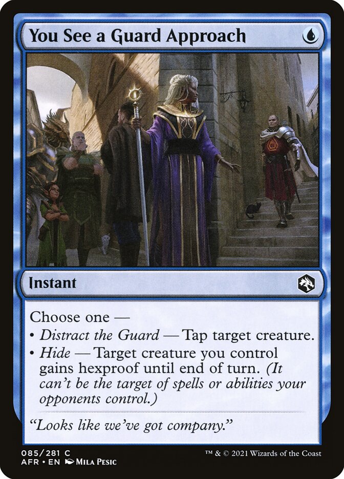 You See a Guard Approach, Adventures in the forgotten realms Card Art