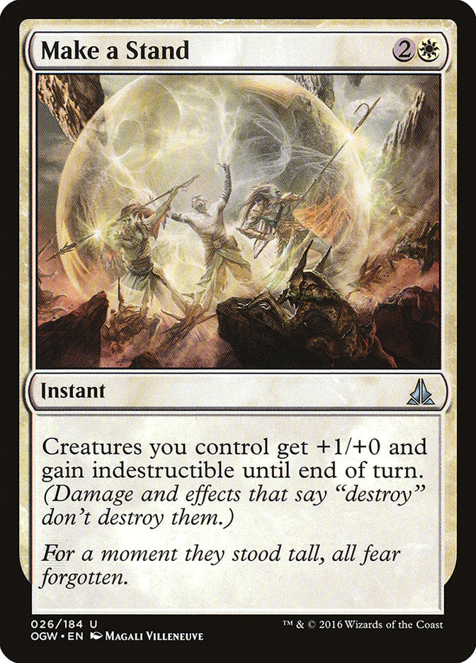 Make a Stand, Oath Of The Gatewatch Card Art