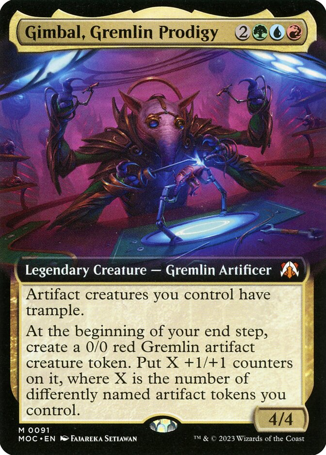 Gimbal, Gremlin Prodigy, March Of The Machine Commander Card Art