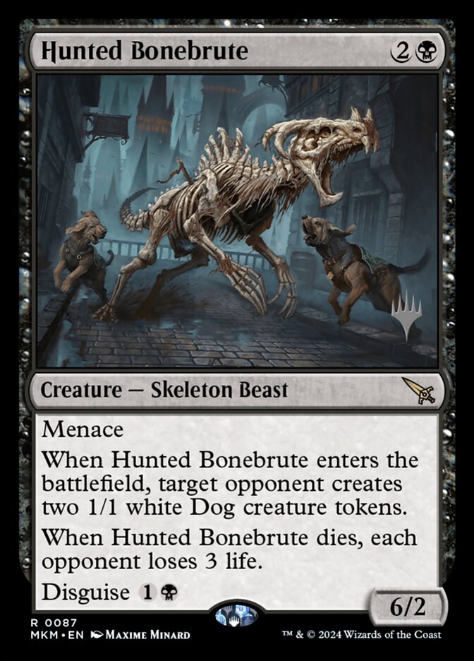 Hunted Bonebrute, Murders at karlov manor promos Card Art