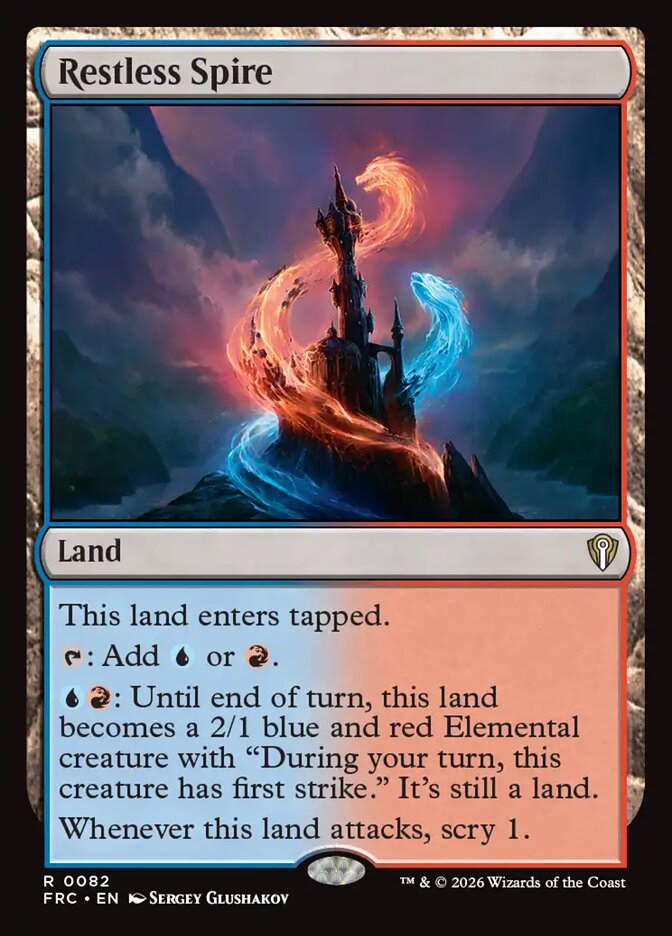 Restless Spire, Reality Fracture Commander Card Art