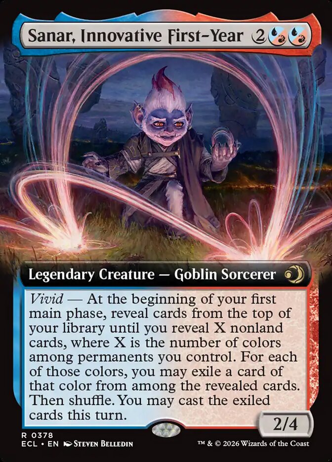 Sanar, Innovative First-Year, Lorwyn Eclipsed Card Art