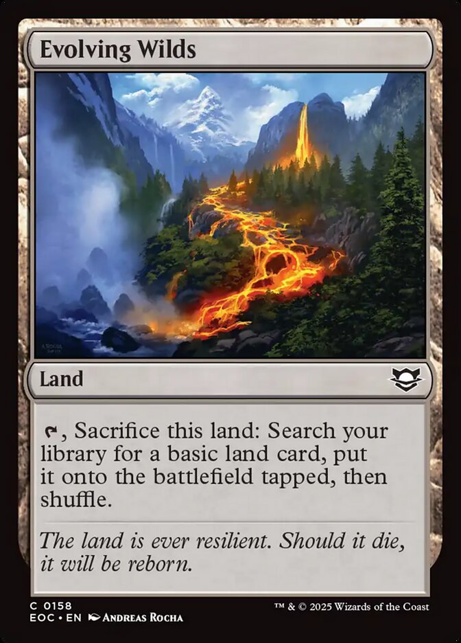 Evolving Wilds, Edge Of Eternities Commander Card Art