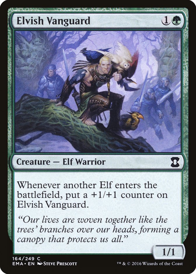 Elvish Vanguard, Eternal Masters Card Art