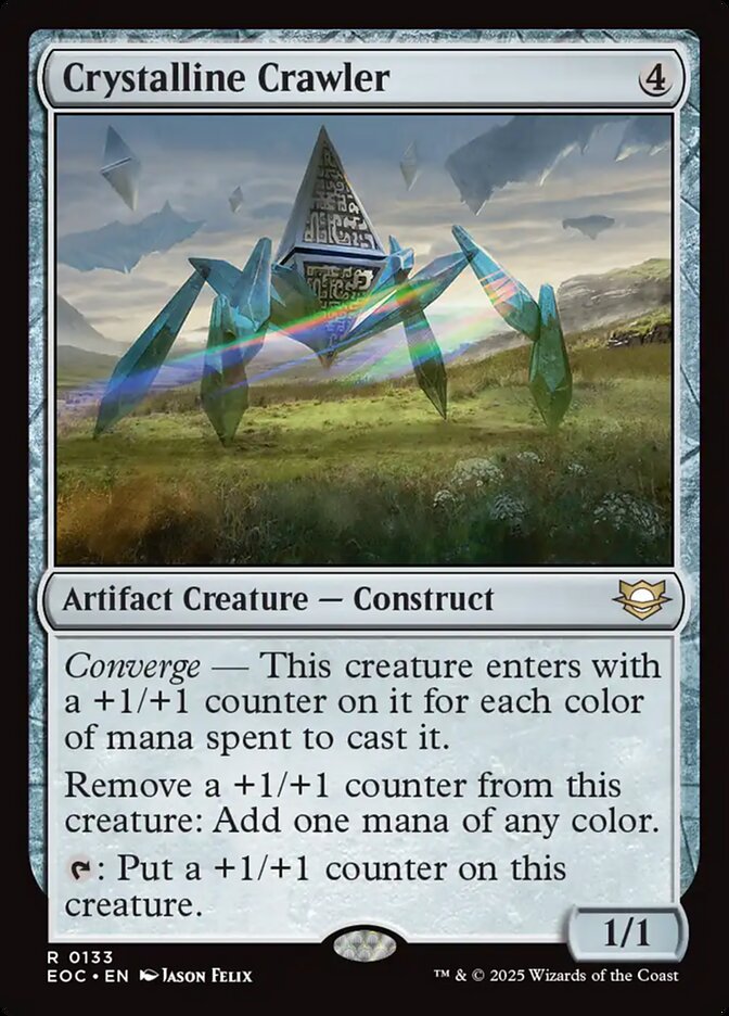 Crystalline Crawler, Edge Of Eternities Commander Card Art