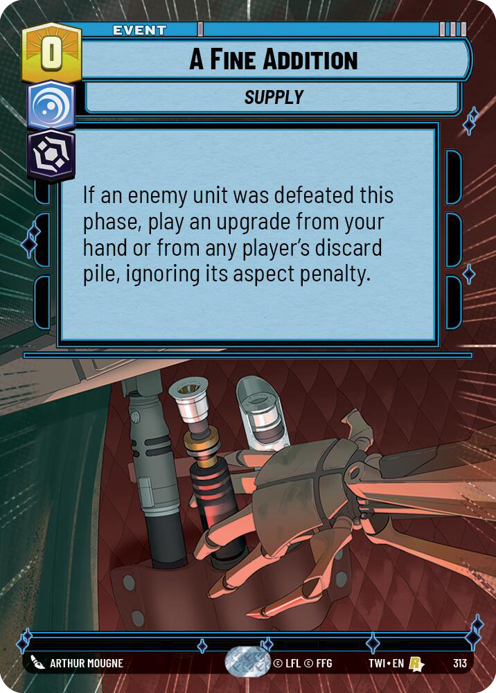 A Fine Addition, Twilight of the Republic Card Art
