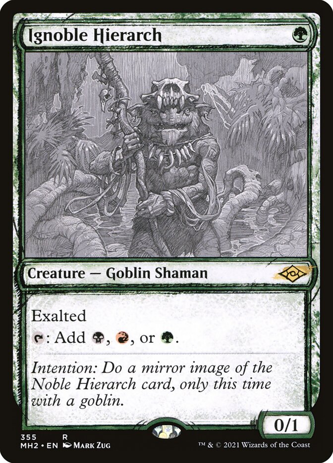Ignoble Hierarch, Modern horizons 2 Card Art