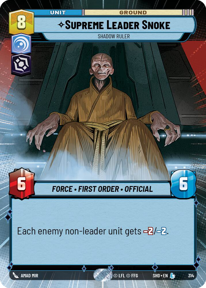 Supreme Leader Snoke, Shadow Ruler - Hyperspace