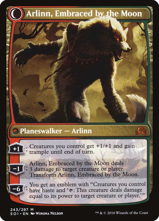 Arlinn Kord // Arlinn, Embraced by the Moon, The List Card Art
