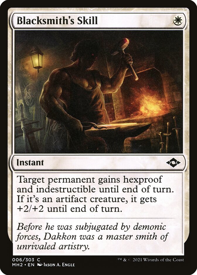Blacksmith's Skill, Modern Horizons 2 Card Art