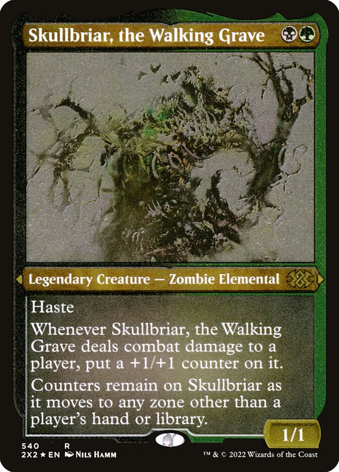 Skullbriar, the Walking Grave, Double masters 2022 Card Art