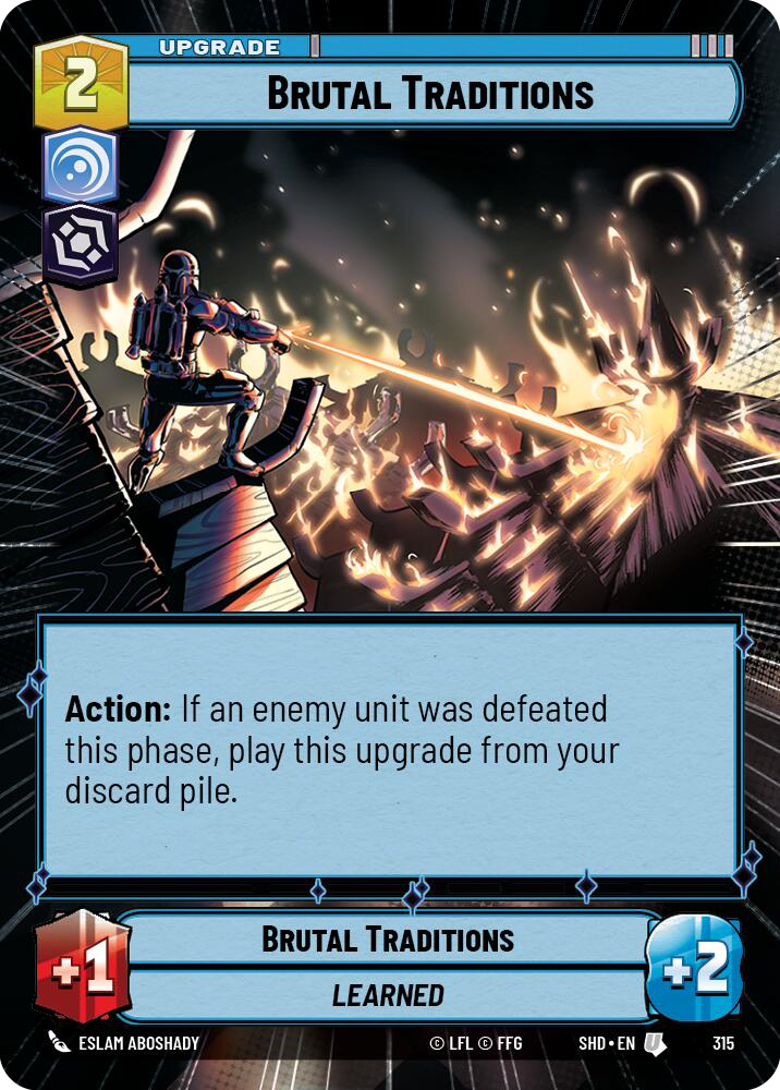 Brutal Traditions, Shadows of the Galaxy Card Art