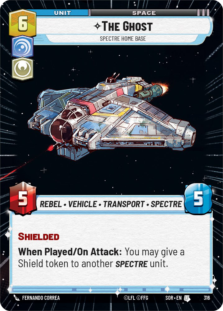 The Ghost, Spectre Home Base, Spark of Rebellion Card Art