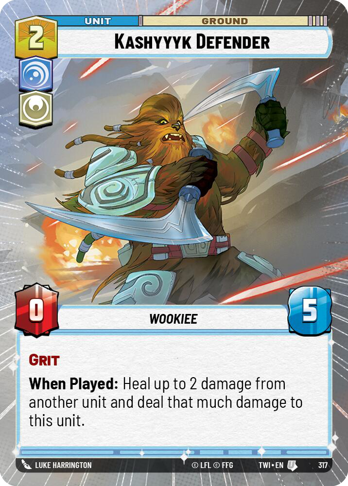 Kashyyyk Defender, Twilight of the Republic Card Art