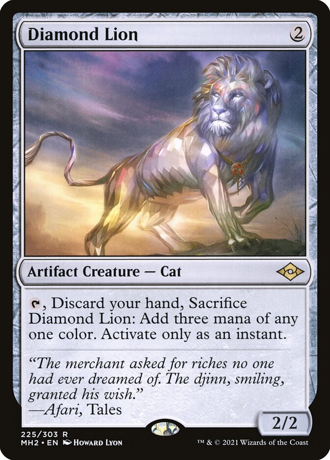 Diamond Lion, Modern horizons 2 Card Art