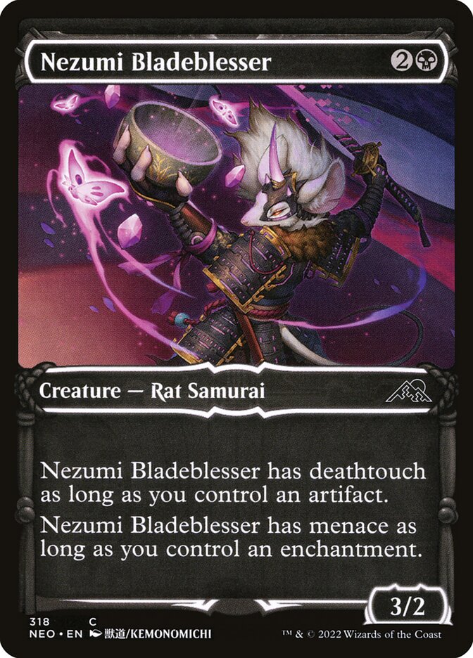 Nezumi Bladeblesser, Kamigawa: neon dynasty Card Art