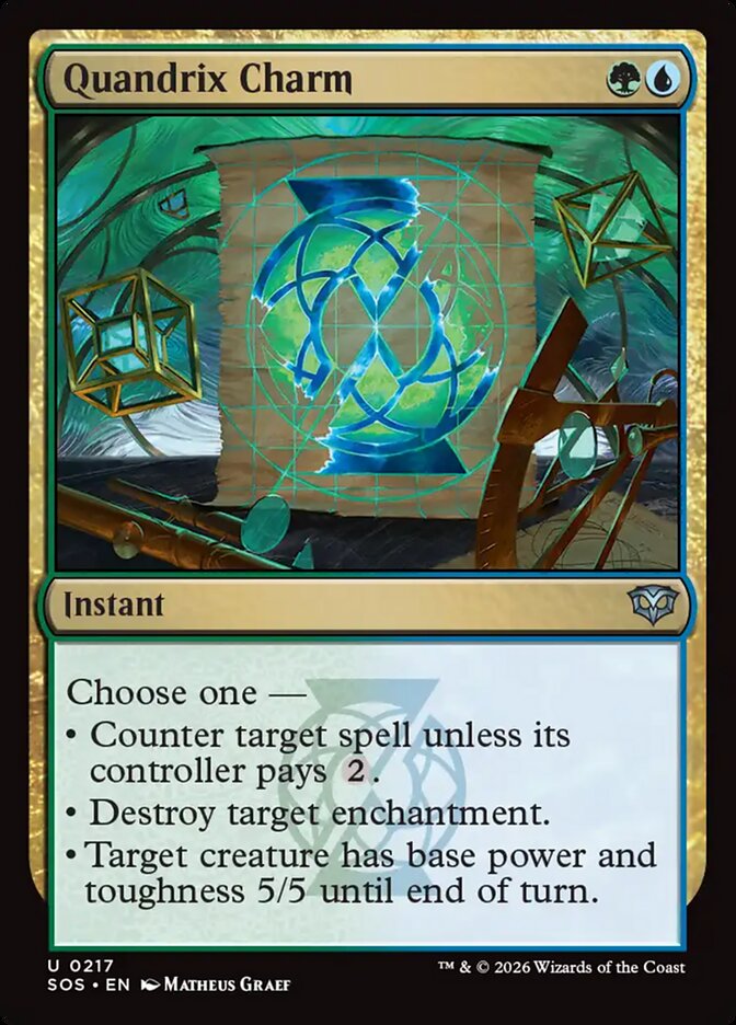 Quandrix Charm, Secrets Of Strixhaven Card Art