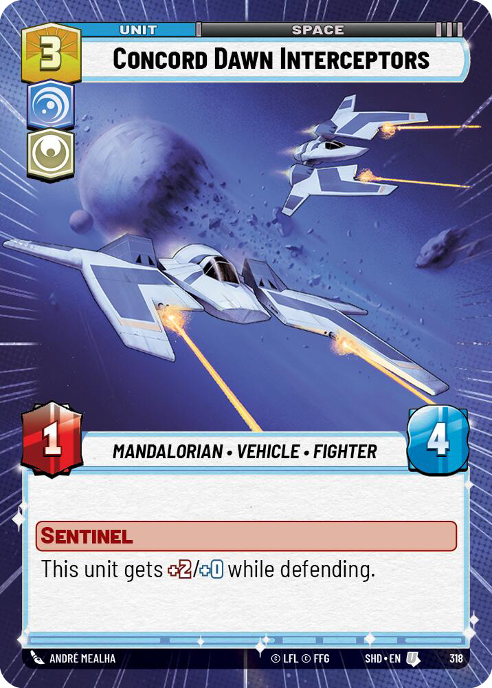 Concord Dawn Interceptors - Hyperspace Foil