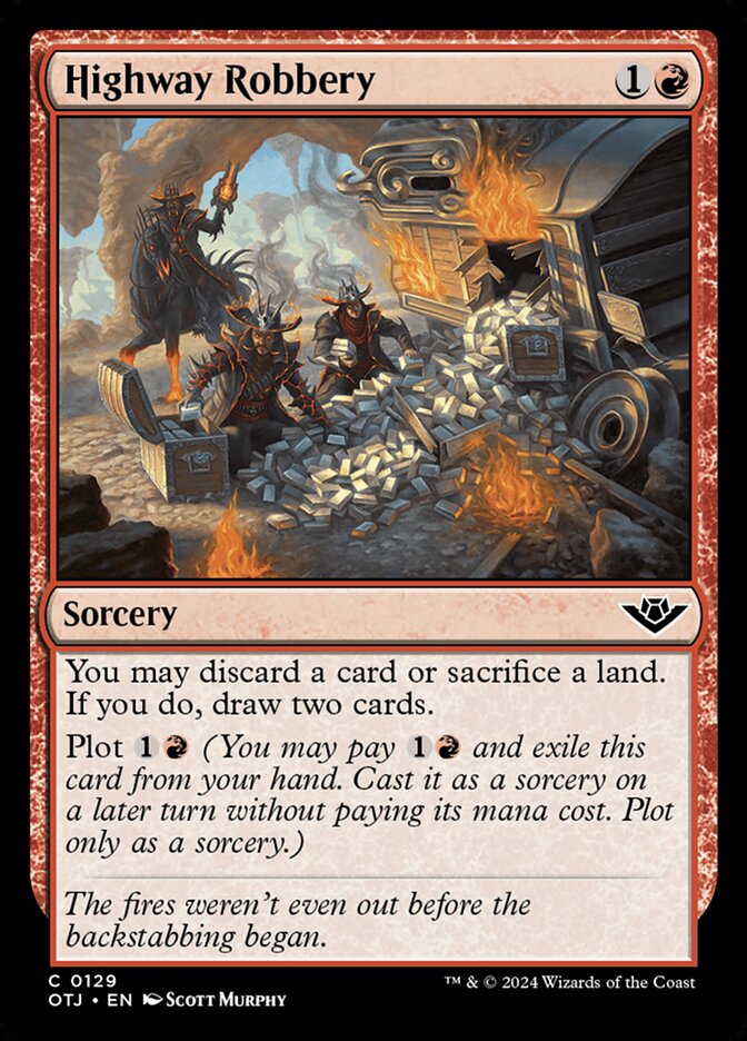 Highway Robbery, Outlaws of thunder junction Card Art