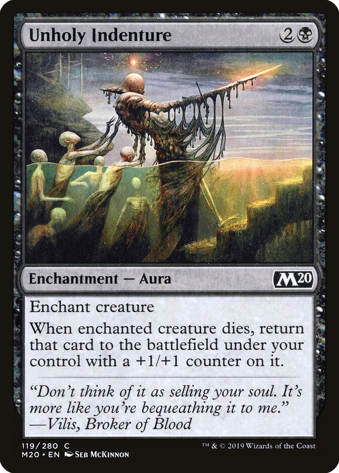 Unholy Indenture, Core Set 2020 Card Art