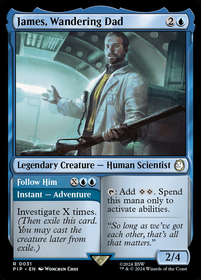 James, Wandering Dad // Follow Him - Foil