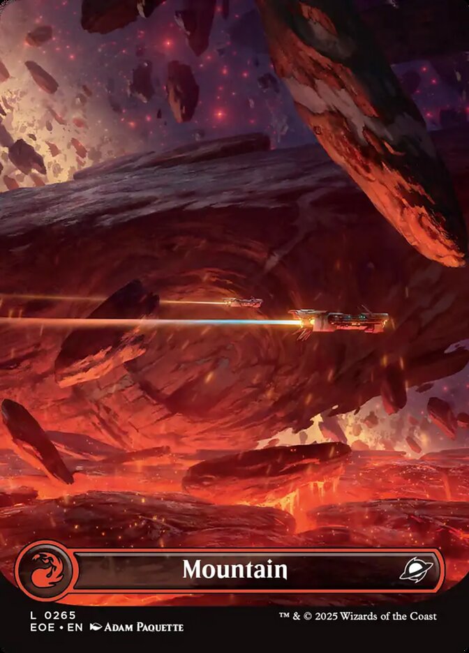 Mountain, Edge Of Eternities Card Art