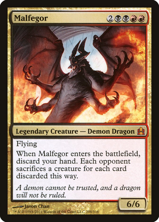 Malfegor, Commander 2011 Card Art