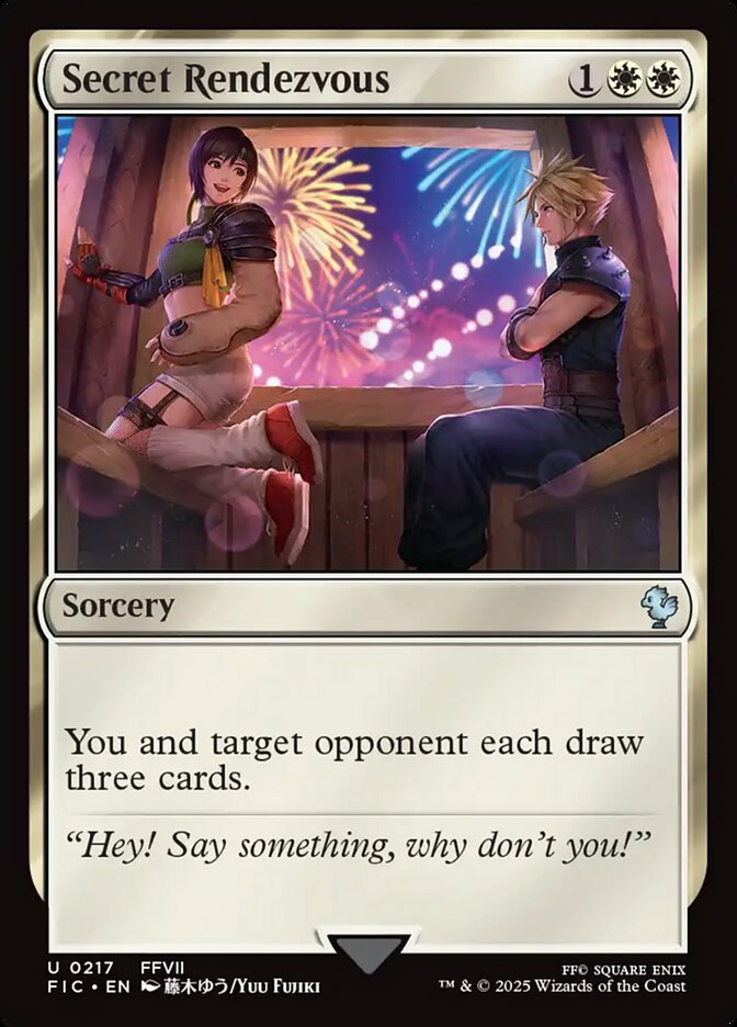 Secret Rendezvous, Final fantasy commander Card Art