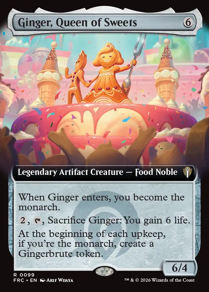 Ginger, Queen of Sweets, Reality Fracture Commander Card Art