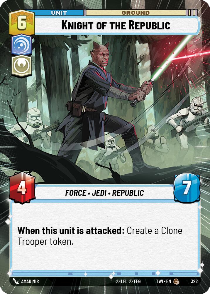 Knight of the Republic, Twilight of the Republic Card Art