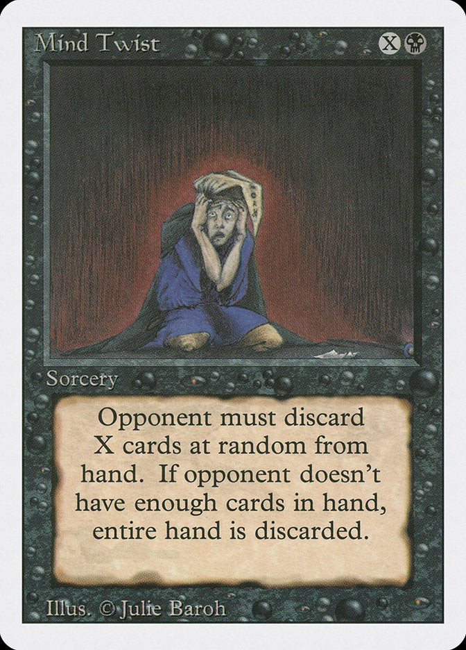 Mind Twist, Revised Edition Card Art