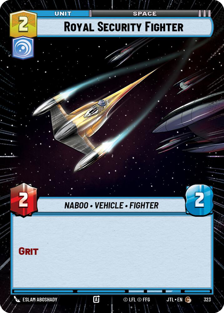 Royal Security Fighter, Jump to Lightspeed Card Art