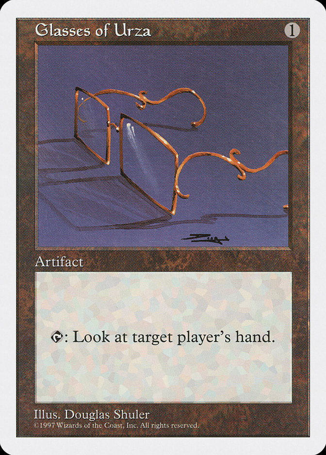 Glasses of Urza, Fifth edition Card Art