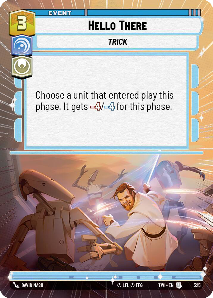 Hello There, Twilight of the Republic Card Art