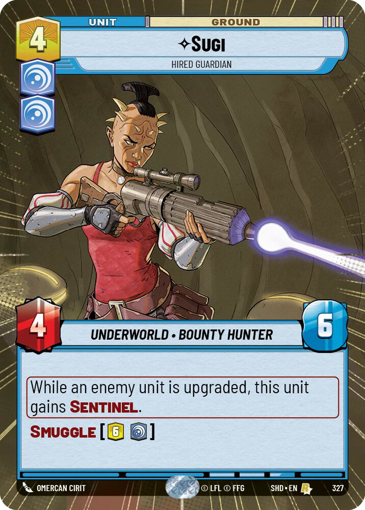 Sugi, Hired Guardian - Hyperspace Foil