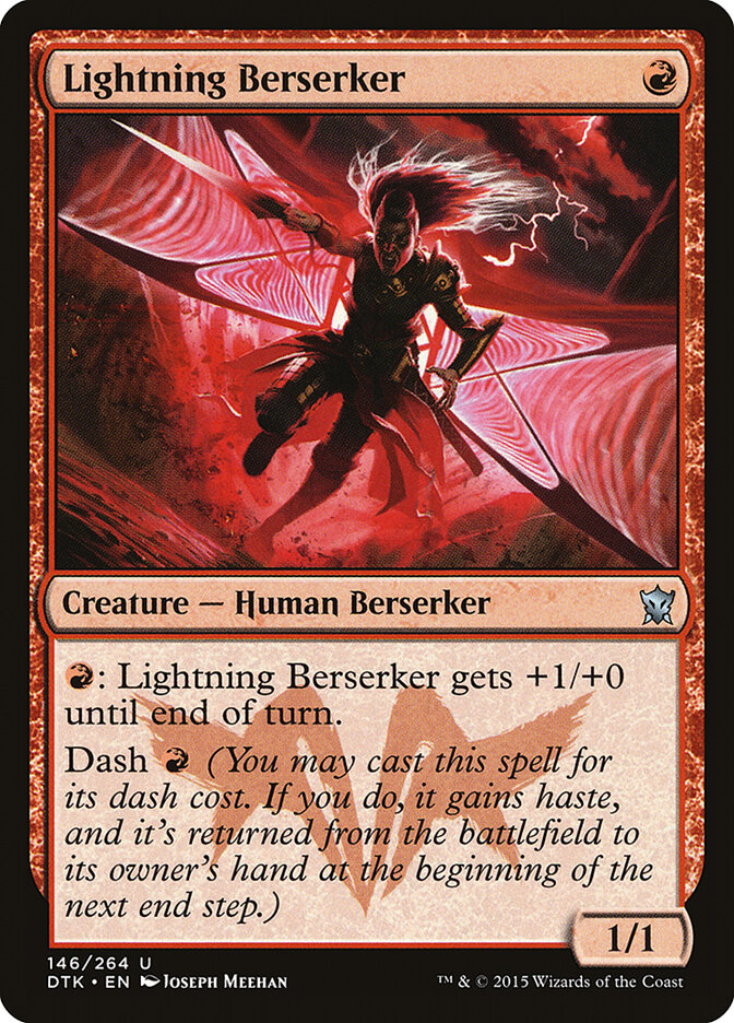 Lightning Berserker, Dragons Of Tarkir Card Art