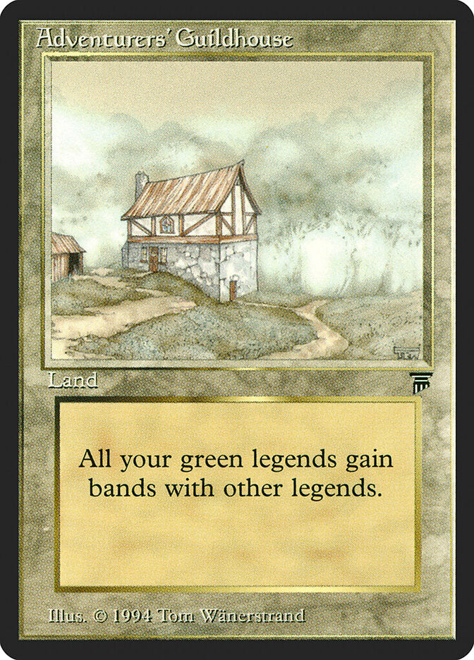 Adventurers' Guildhouse, Legends Card Art
