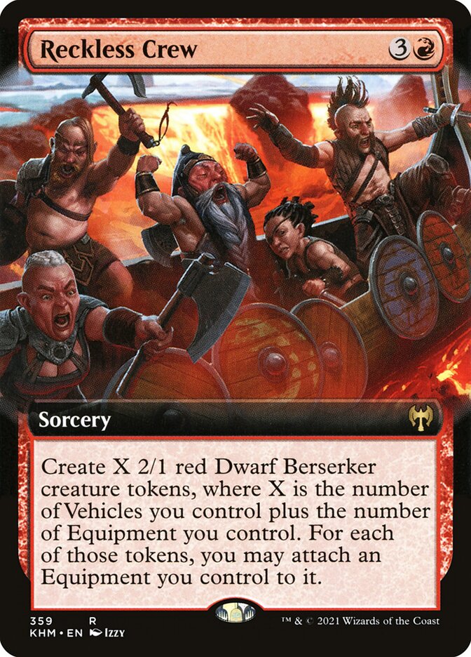 Reckless Crew, Kaldheim Card Art