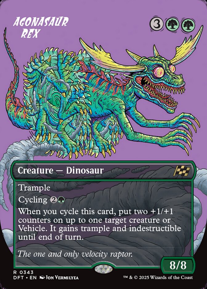 Agonasaur Rex, Aetherdrift Card Art