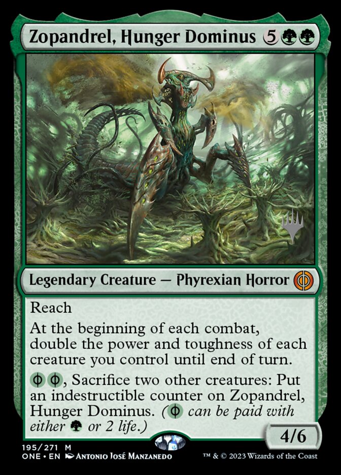 Zopandrel, Hunger Dominus, Phyrexia: All Will Be One Promos Card Art